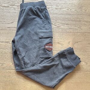 Harley-Davidson Charcoal Joggers with Logo